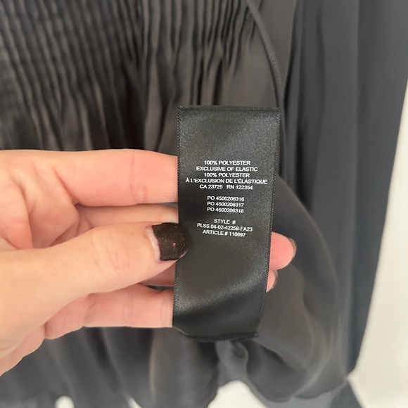 🐨 ARITZIA WILFRED MILOU BLOUSE IN COAL GREY - size XS 🐨 - Picture 8 of 9